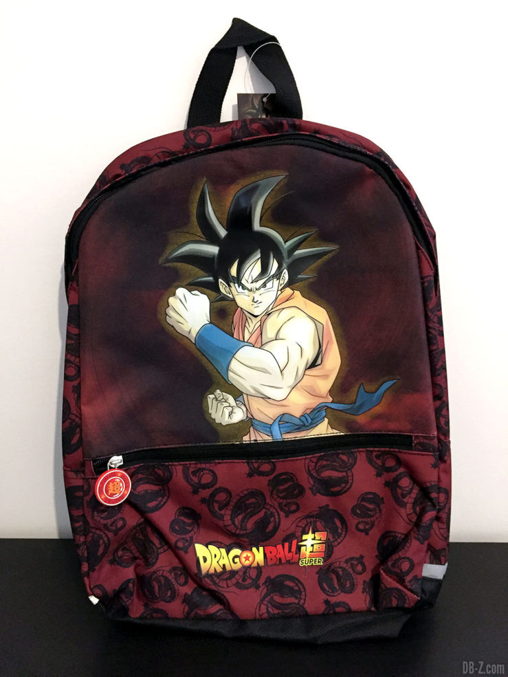 Sac à dos borne 30x15x42cm Goku Noir, Dragon Ball Super