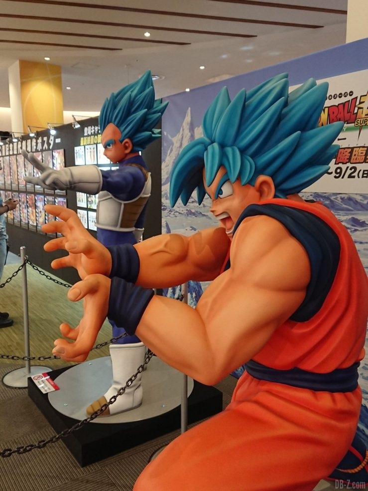 Statues de Vegeta et Goku SSGSS