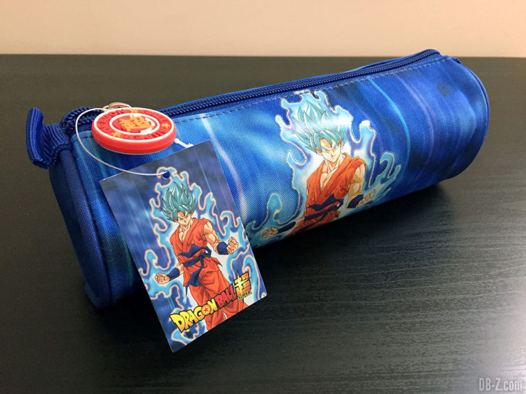 Trousse ronde 7 x 22cm Goku Bleu, Dragon Ball Super - Goku SSGSS 3