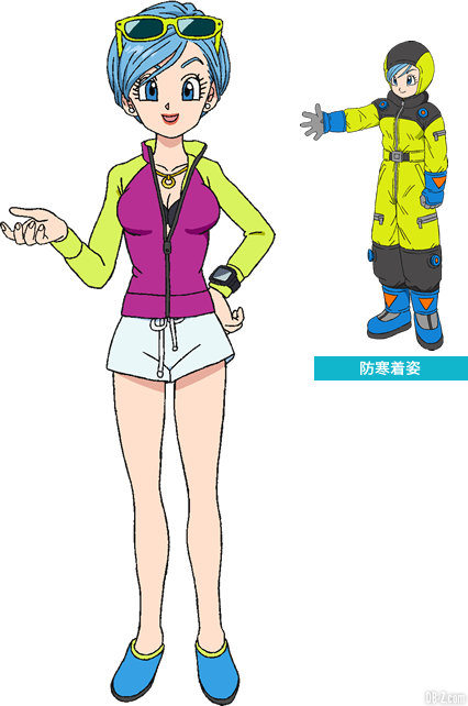 Charadesign de Bulma (Film DBS Broly)