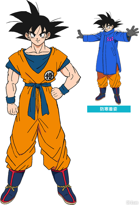 Charadesign de Goku (Film DBS Broly)
