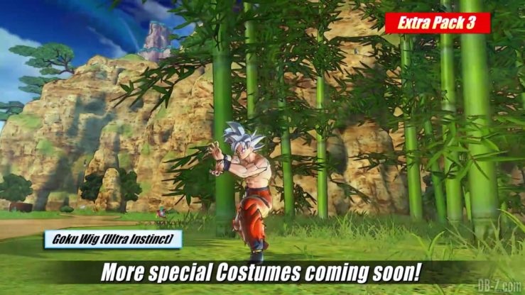 Perruque de Goku Ultra Instinct - Extra Pack 3 Dragon Ball Xenoverse 2
