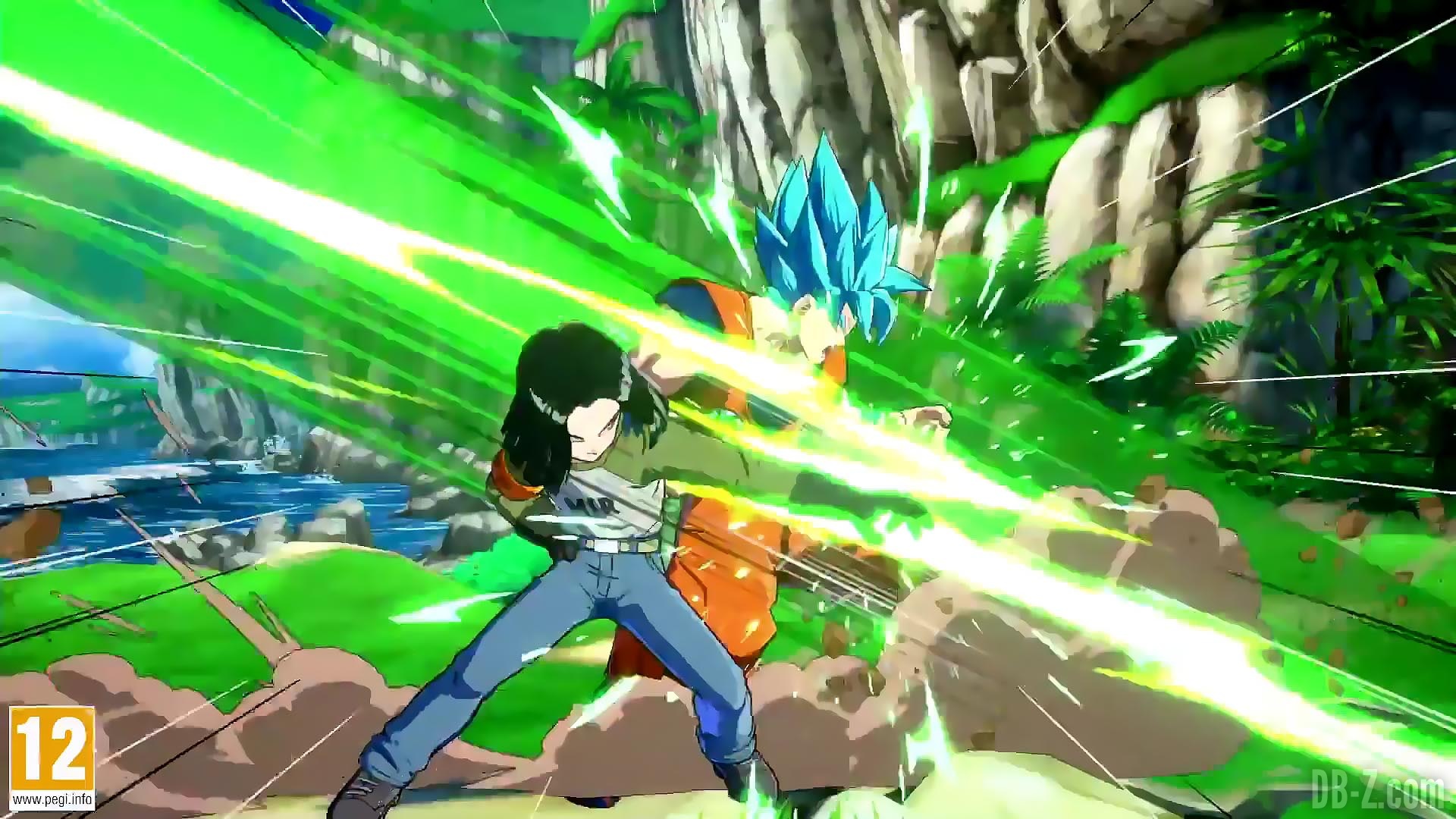 Dragon Ball FighterZ : Gameplay de C-17 en vidéo