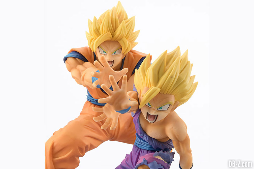 Figurine Dragon Ball 'VS Existence' Goku & Gohan Kamehameha (face)