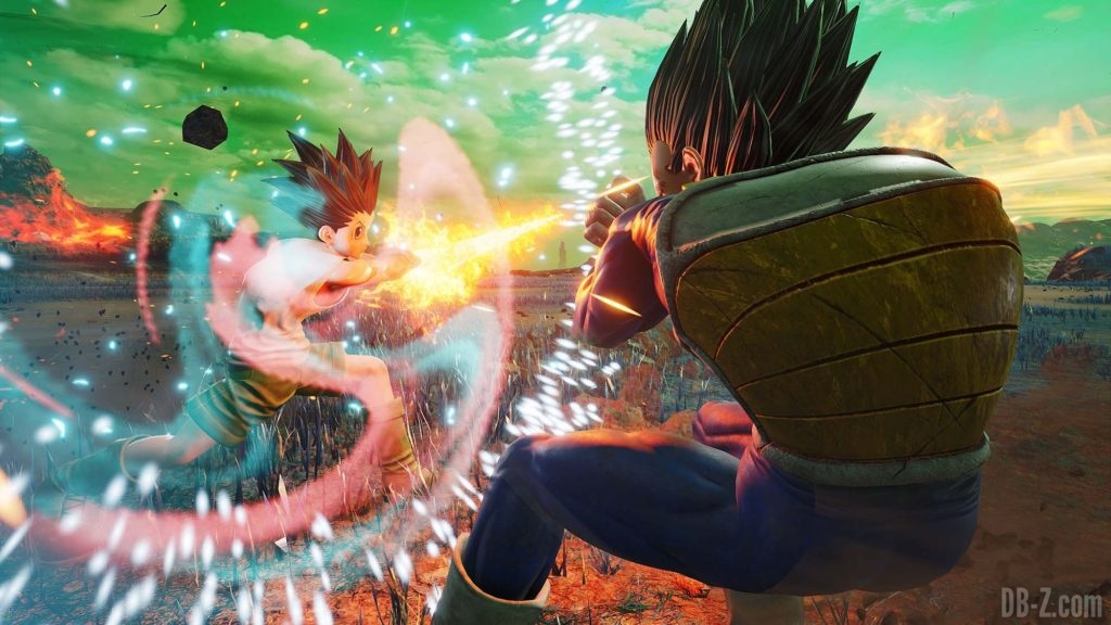 Jump Force - Vegeta vs Gon Freeks