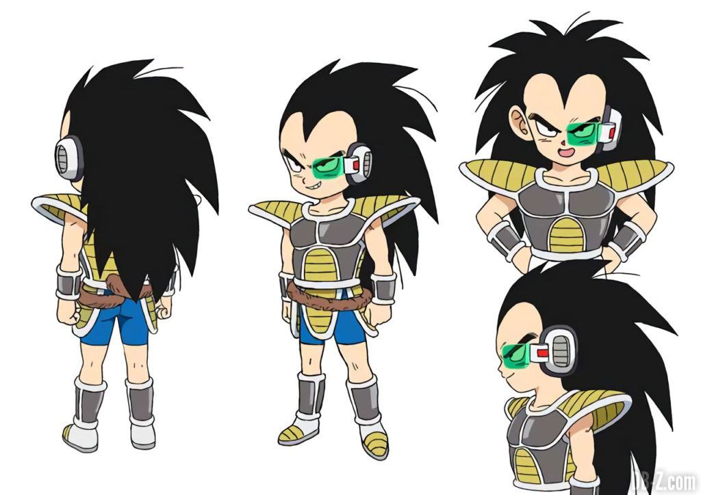 Charadesign de Raditz enfant (2018)