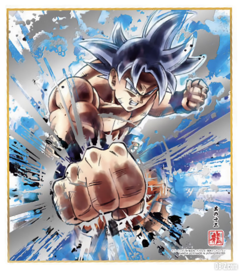 Dragon Ball Shikishi Art 7 GOKU ULTRA INSTINCT