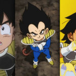 Goku Vegeta, et Broly enfants