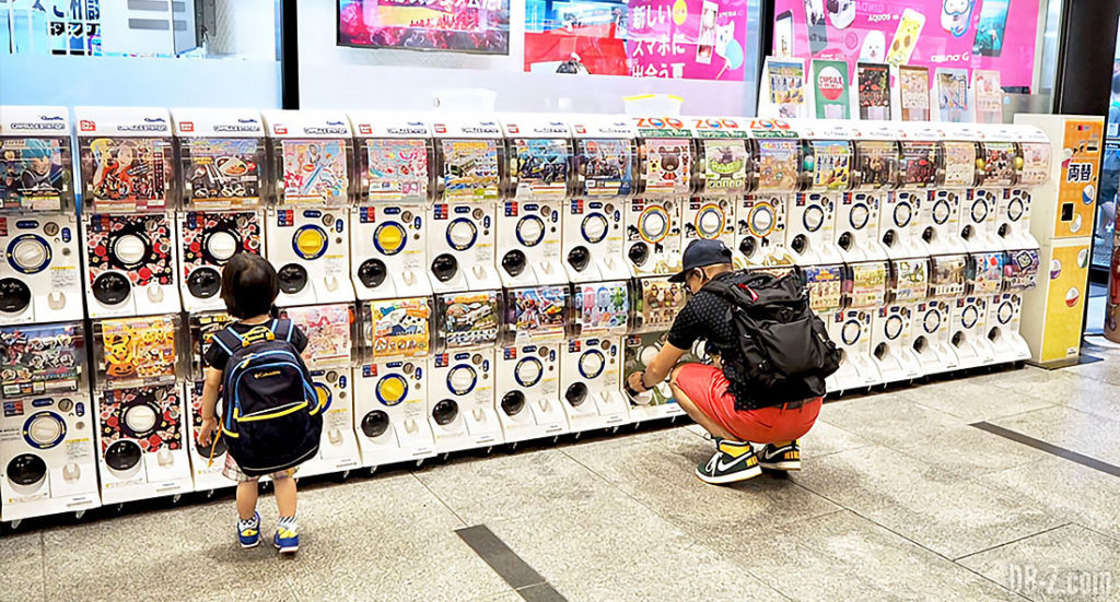 Gashapon au Japon