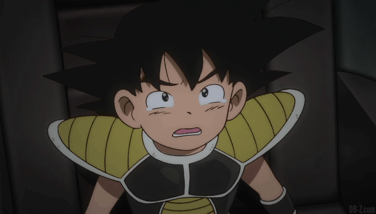 Goku enfant en armure Saiyan