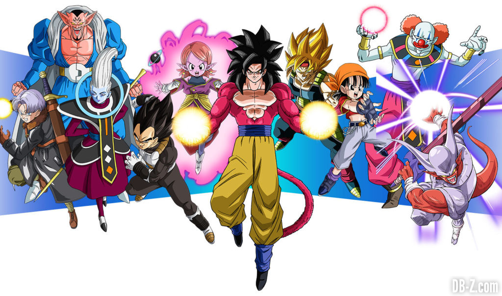 Super Dragon Ball Heroes World Mission - Bons vs Mechants