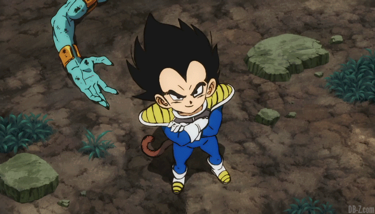 Vegeta enfant en armure Saiyan