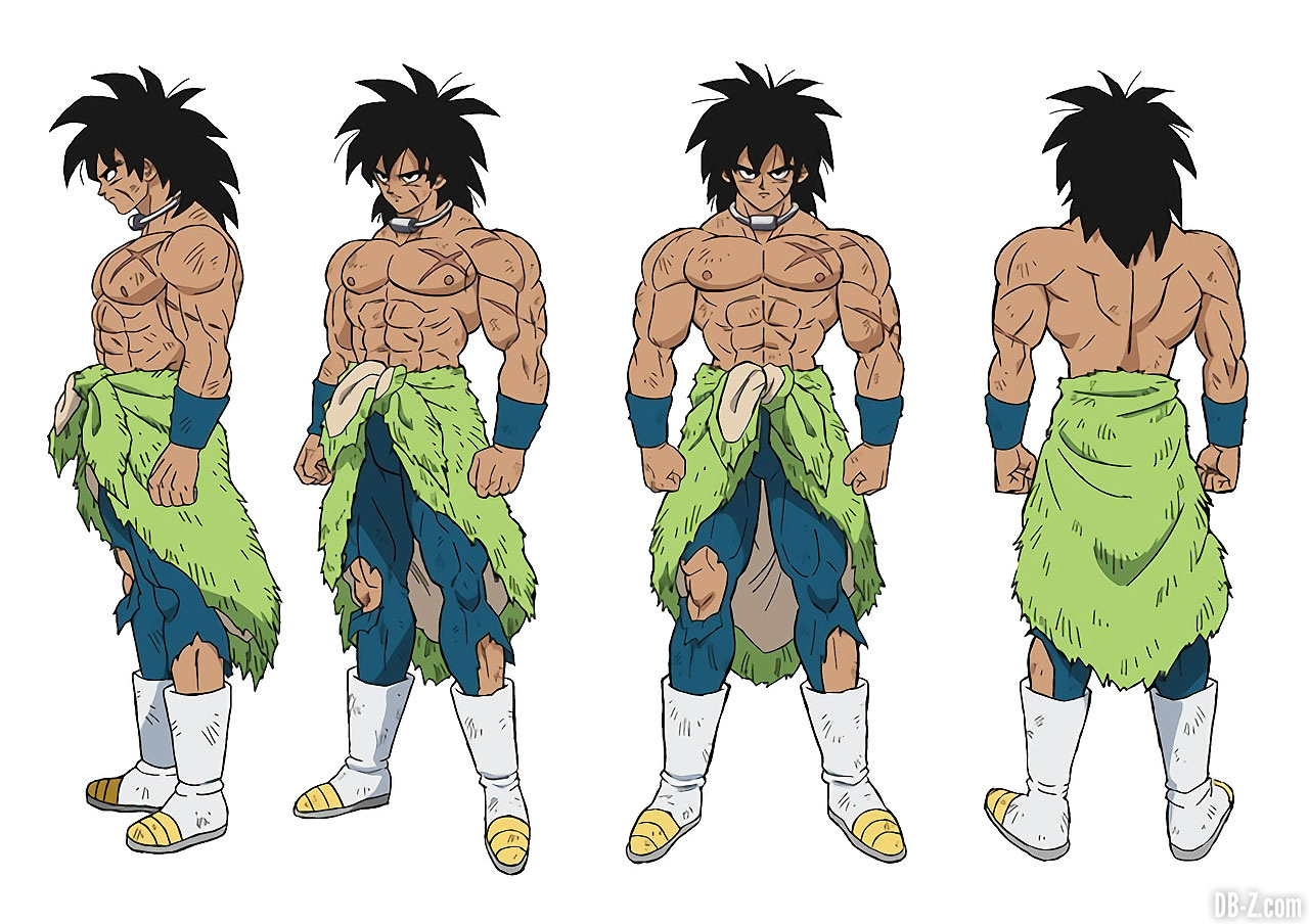 Chara-design de Broly DBS (forme normale)