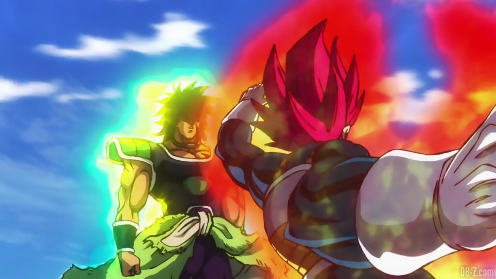 Vegeta Super Saiyan God vs Broly