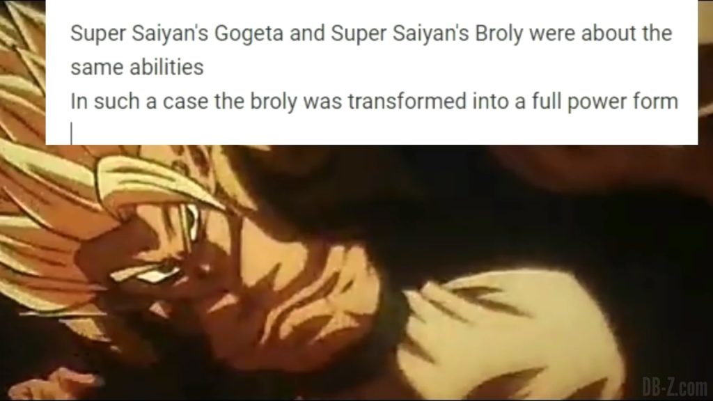 Gogeta Super Saiyan vs Broly