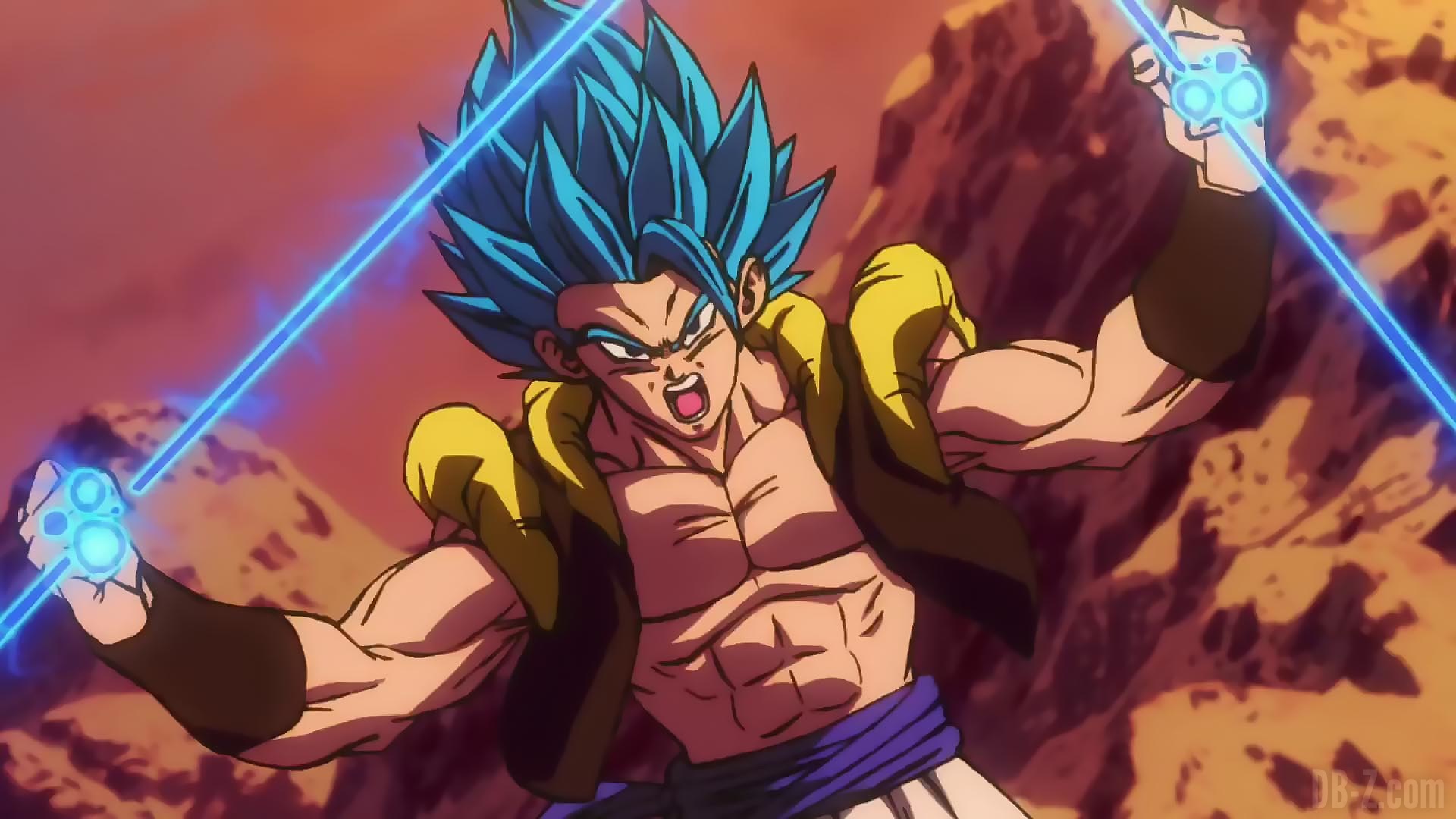 Gogeta Super Saiyan Blue vs Broly