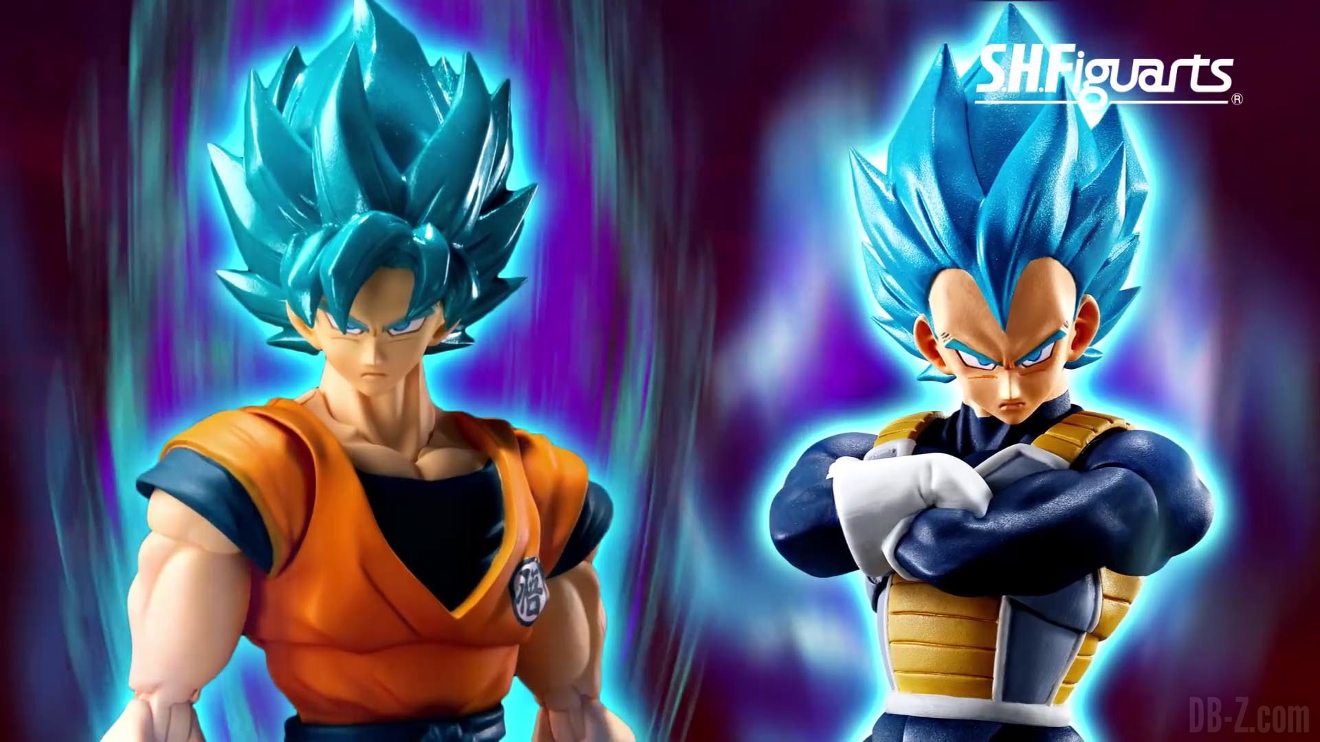 SHFiguarts Goku et Vegeta SSGSS du film Dragon Ball Super 0000
