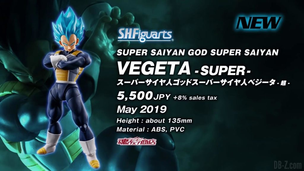 SHFiguarts Vegeta SSGSS Blue du Film Dragon Ball Super