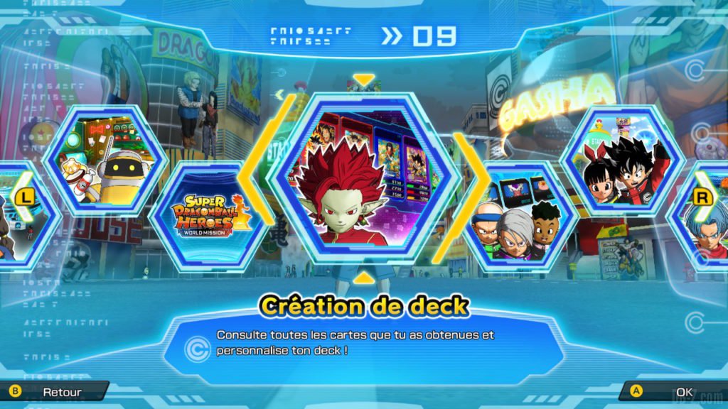 Création de deck (SDBH World Mission)