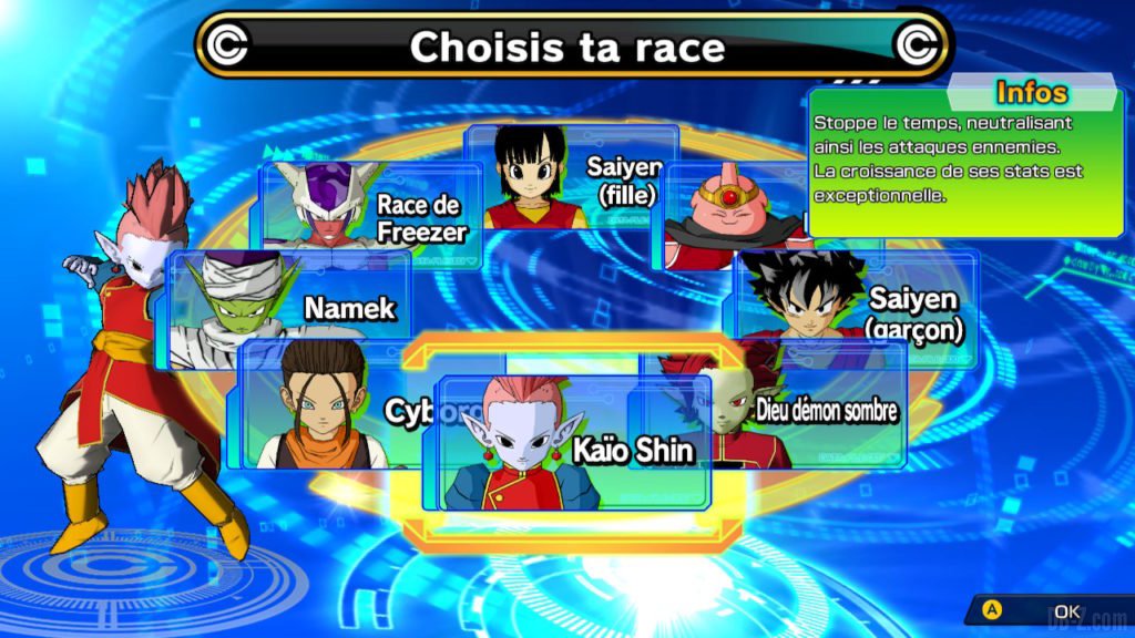 SDBH World Mission - Choix des Avatars