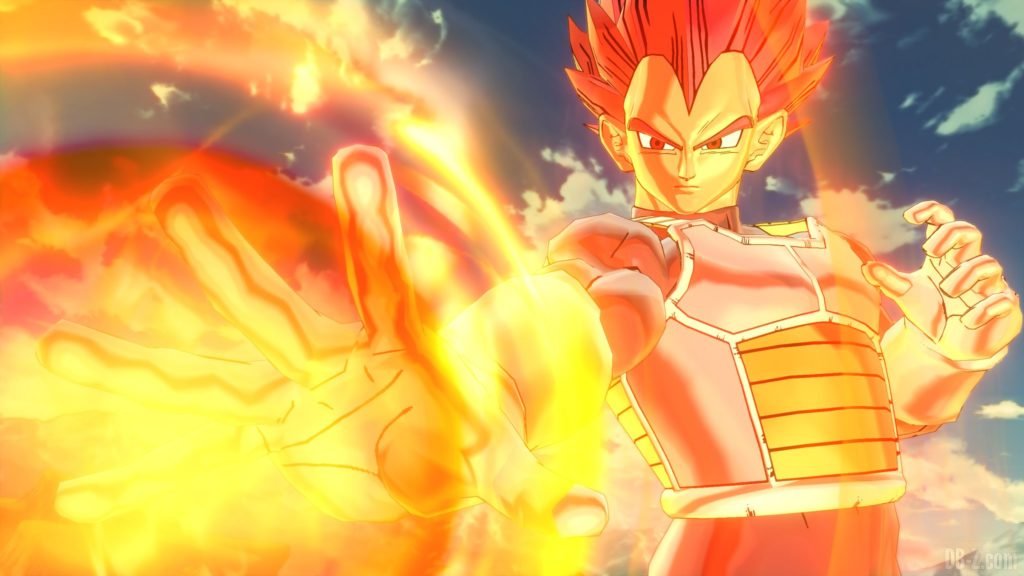 Vegeta Super Saiyan God Dragon Ball Xenoverse 2