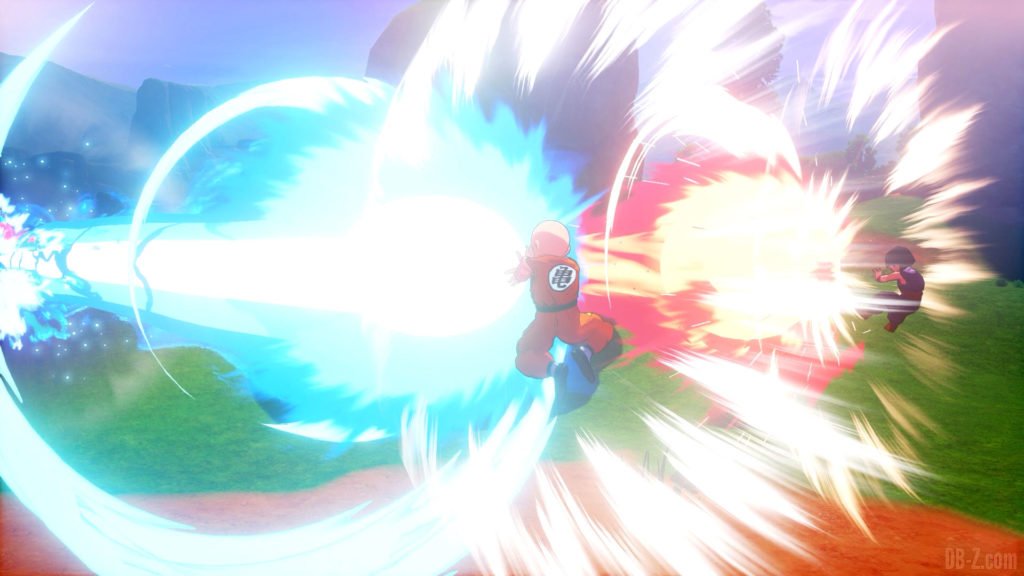 Dragon Ball Z Kakarot Krilin et Gohan Kamehameha