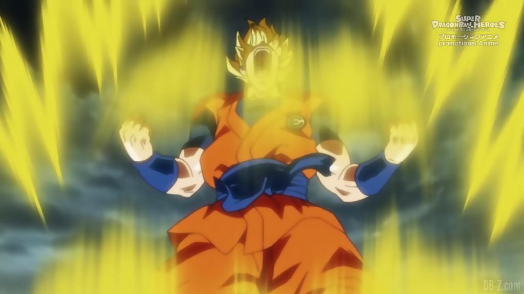 Super Dragon Ball Heroes Episode 13 008 Goku Super Saiyan