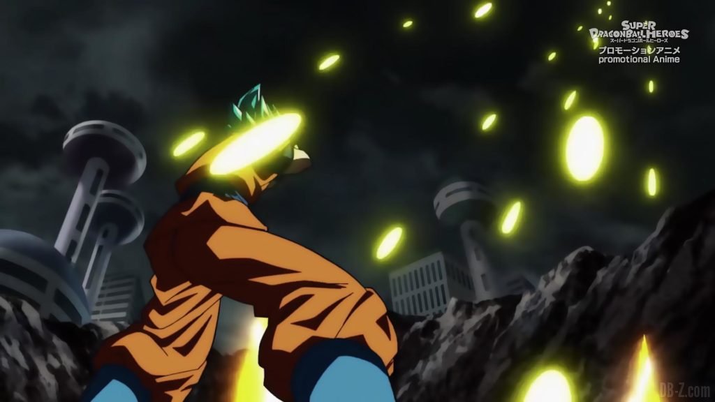 Super Dragon Ball Heroes Episode 13 011 Goku SSGSS Super Saiyan Blue