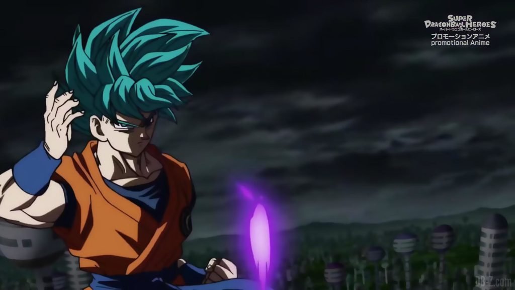 Super Dragon Ball Heroes Episode 13 017 Goku SSGSS Super Saiyan Blue