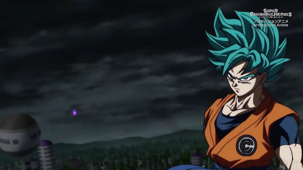Super Dragon Ball Heroes Episode 13 018 Goku SSGSS Super Saiyan Blue