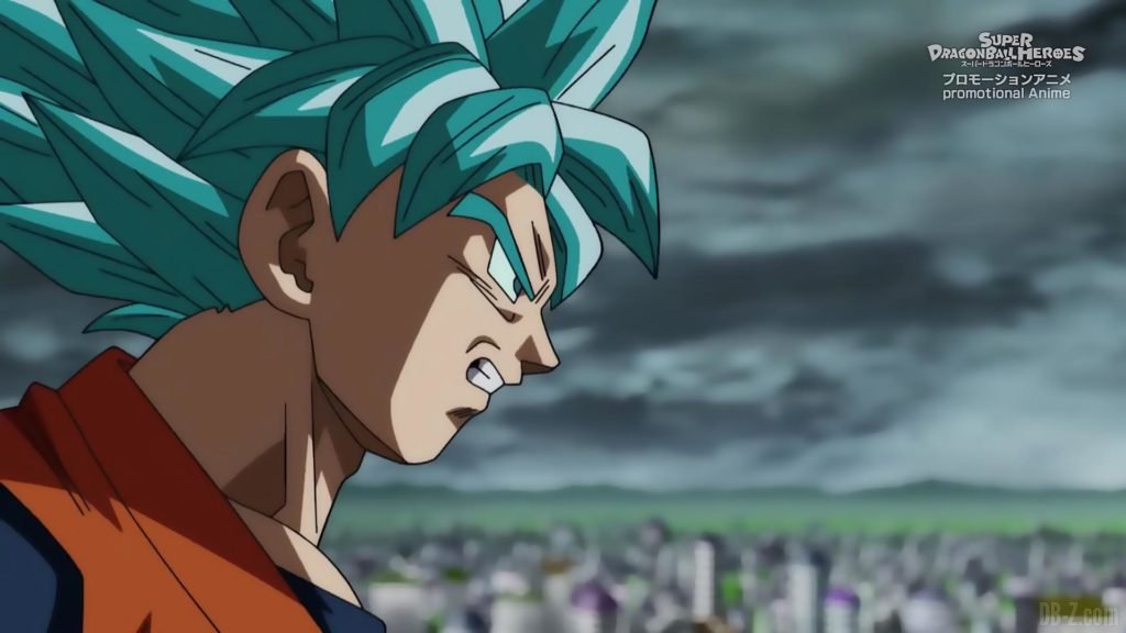 Super Dragon Ball Heroes Episode 13 032 Goku SSGSS Super Saiyan Blue