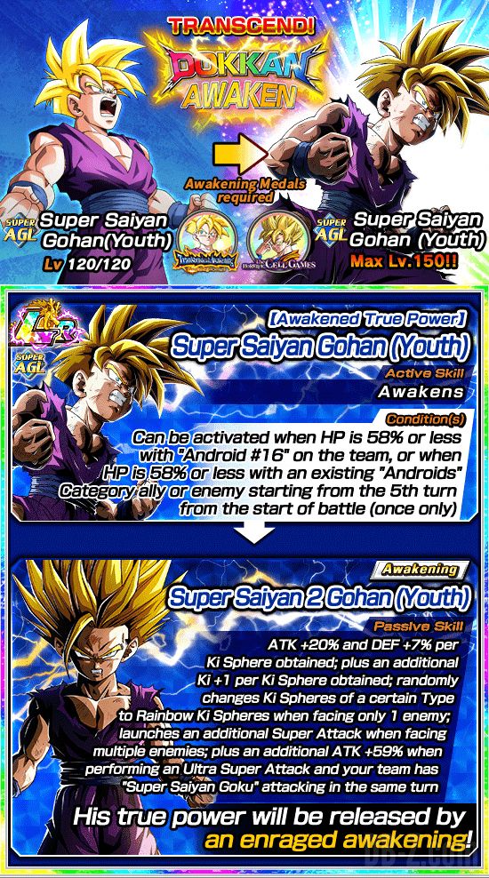 Dokkan Transcendent Awakening Surpassing the Strongest 2