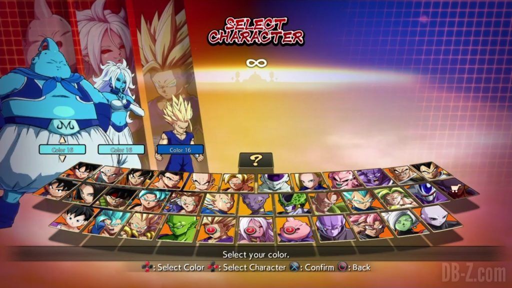 Dragon Ball FighterZ Ete Summer Personnages Vignette Couleur 26