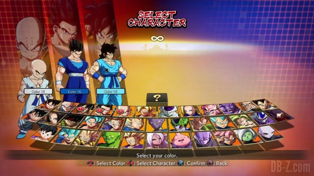 Dragon Ball FighterZ Ete Summer Personnages Vignette Couleur 29