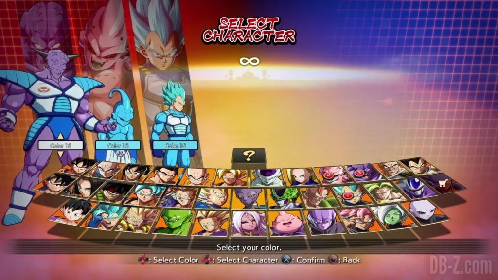 Dragon Ball FighterZ Ete Summer Personnages Vignette Couleur 34