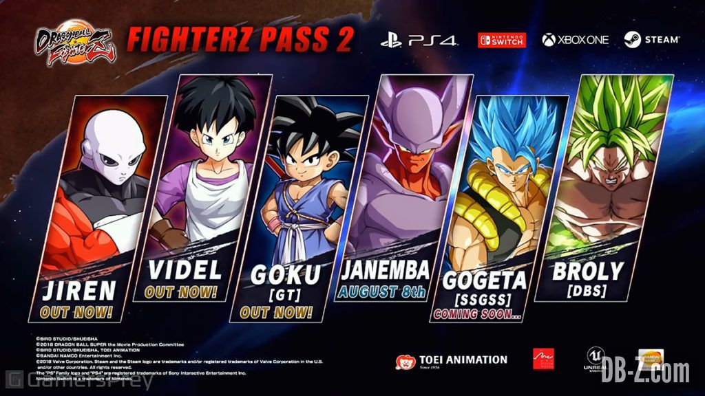 Dragon Ball FighterZ FighterZ Pass 2