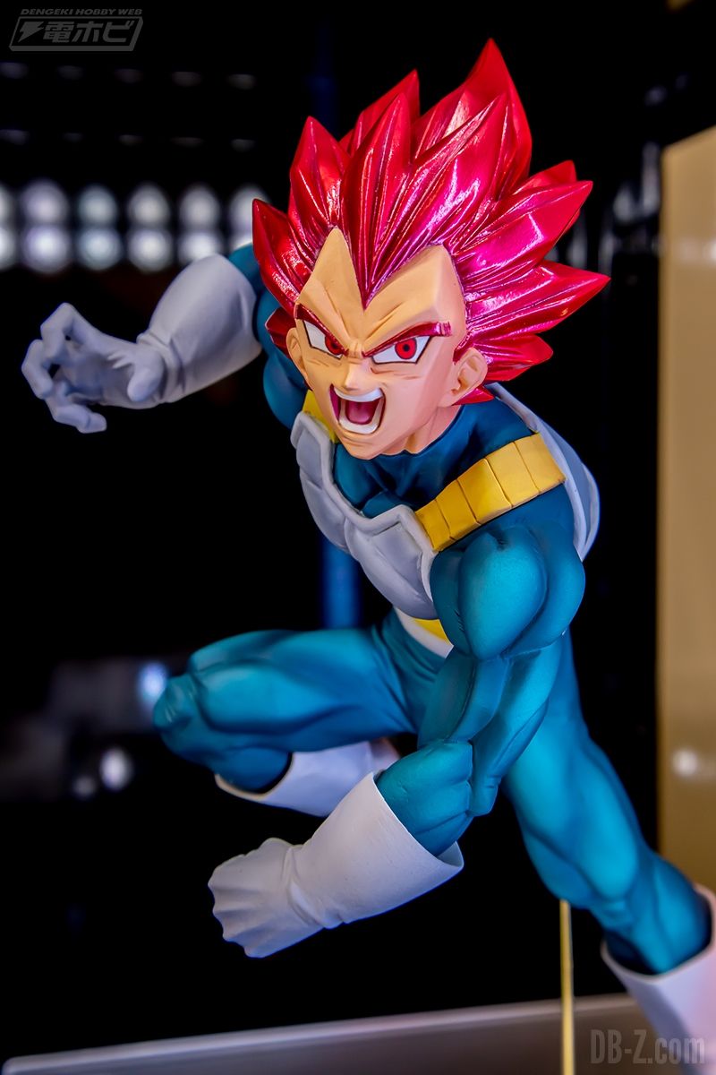 Figurine Dragon Ball Super BLOOD OF SAIYANS SPECIAL VII Vegeta Super Saiyan God Janvier 2020