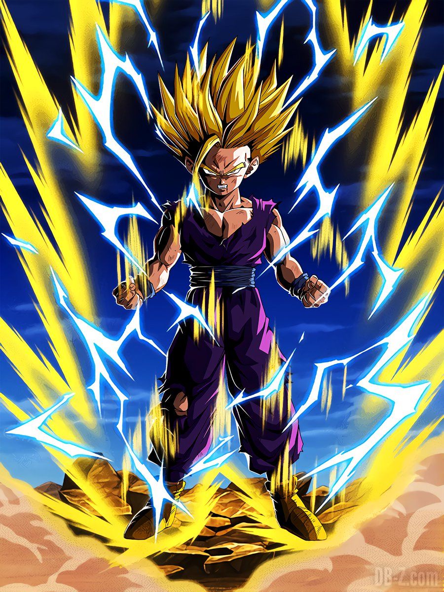 LR Gohan Super Saiyan 2 render