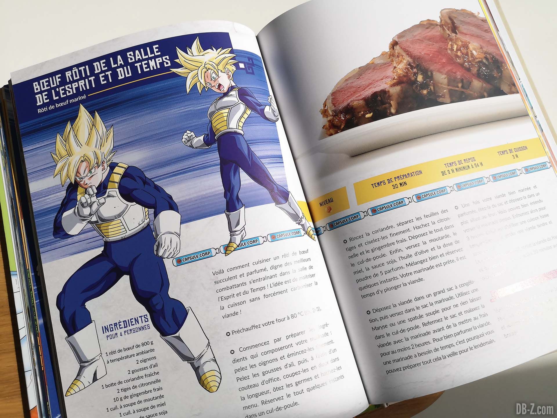 Apercu livre Les recettes légendaires de Dragon Ball Glénat 09