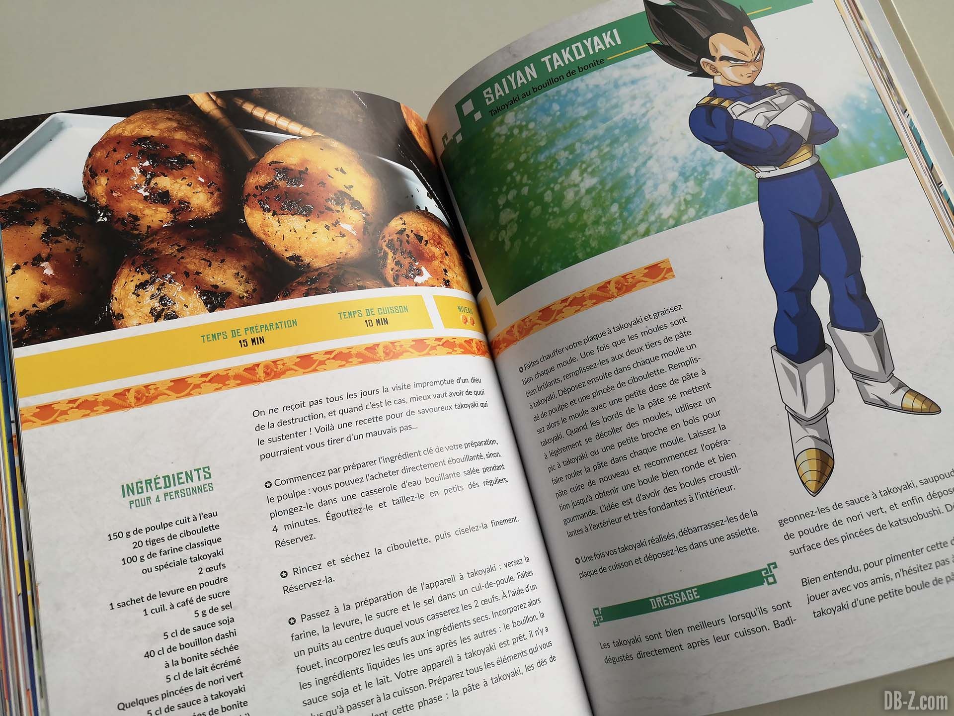 Apercu livre Les recettes légendaires de Dragon Ball Glénat 14