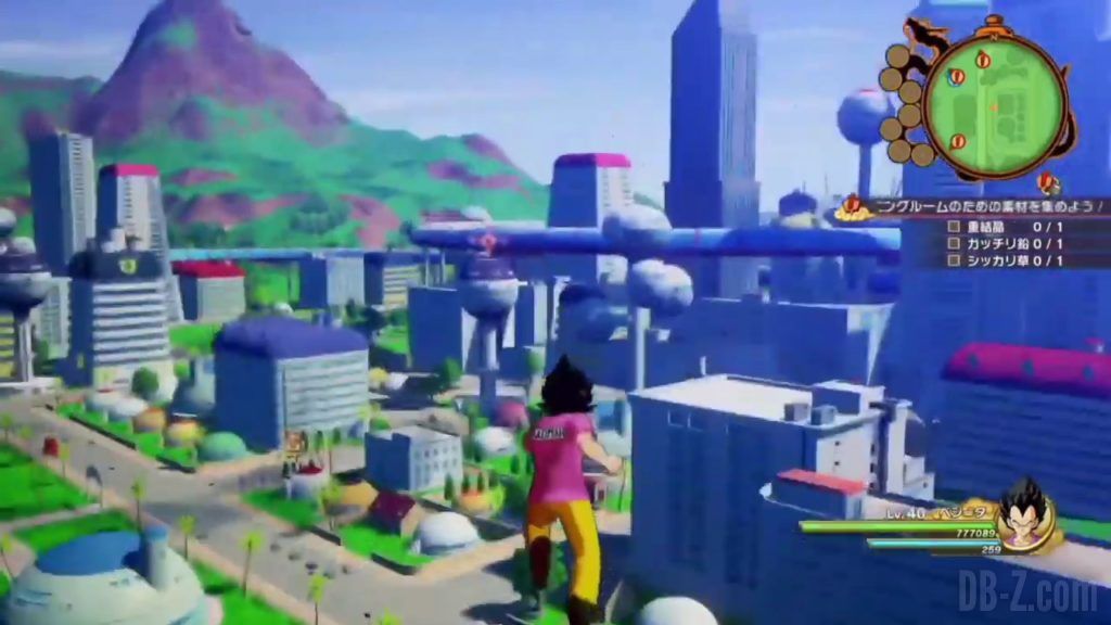 Vegeta Badman Chemise rose Dragon Ball Z Kakarot Gameplay 03