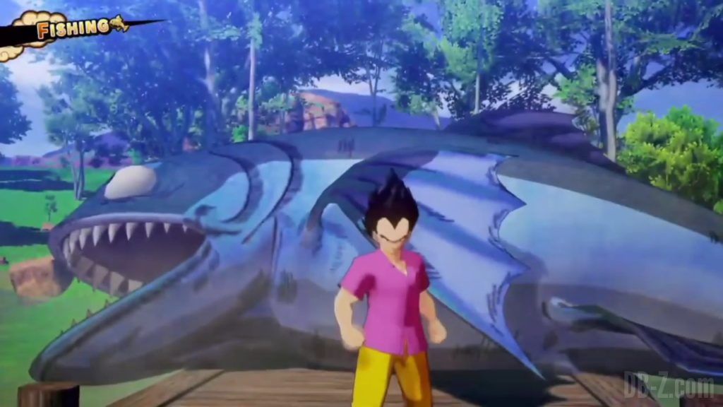 Vegeta Badman Chemise rose Dragon Ball Z Kakarot Gameplay 09