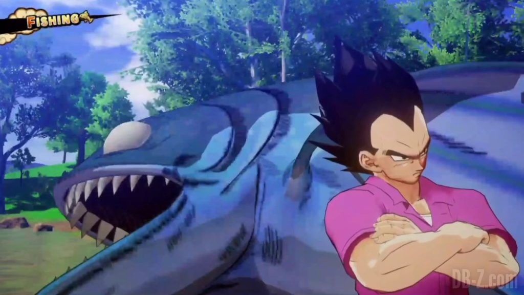 Vegeta Badman Chemise rose Dragon Ball Z Kakarot Gameplay 10