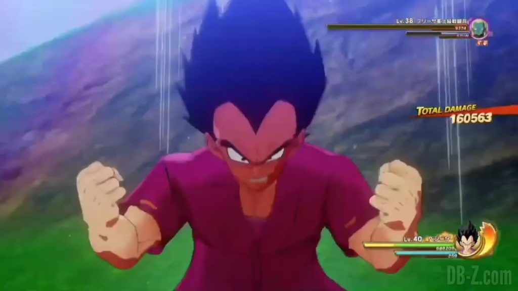Vegeta Badman Chemise rose Dragon Ball Z Kakarot Gameplay 16