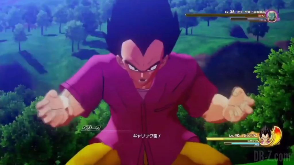 Vegeta Badman Chemise rose Dragon Ball Z Kakarot Gameplay 20