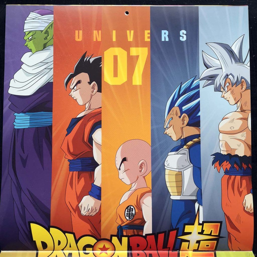 Calendrier Dragon Ball Super 2020 Poster 2.1