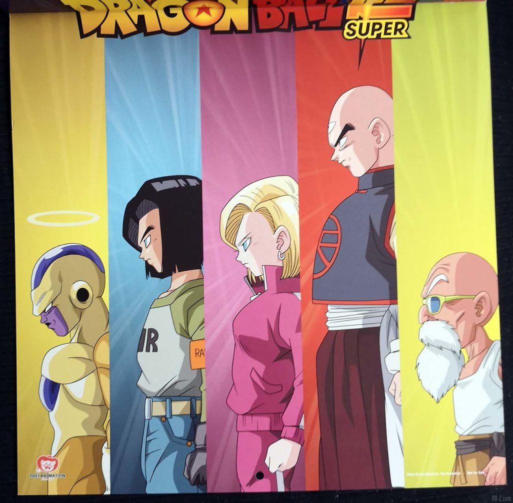 Calendrier Dragon Ball Super 2020 Poster 2.2