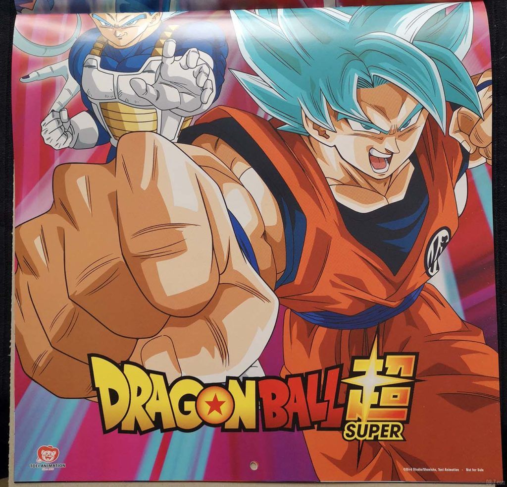 Calendrier Dragon Ball Super 2020 Poster 3.2