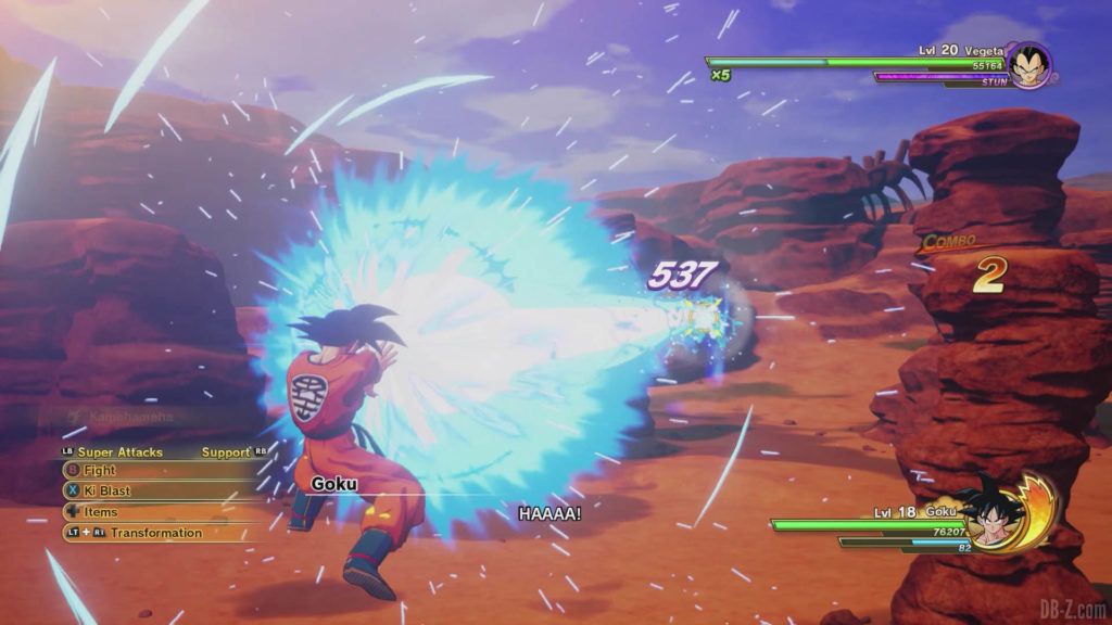 DBZ Kakarot Goku vs vegeta 03