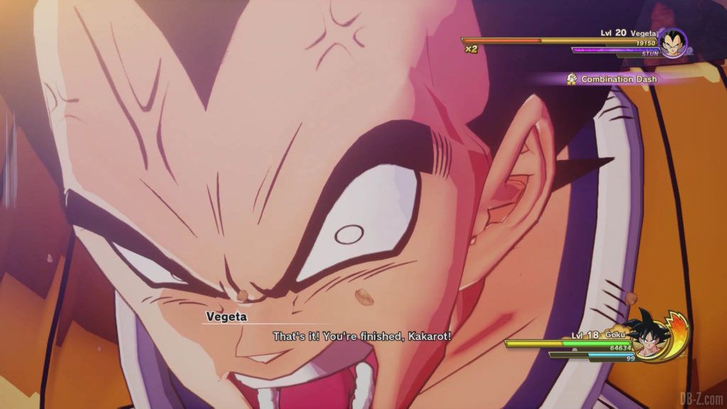 DBZ Kakarot Goku vs vegeta 04